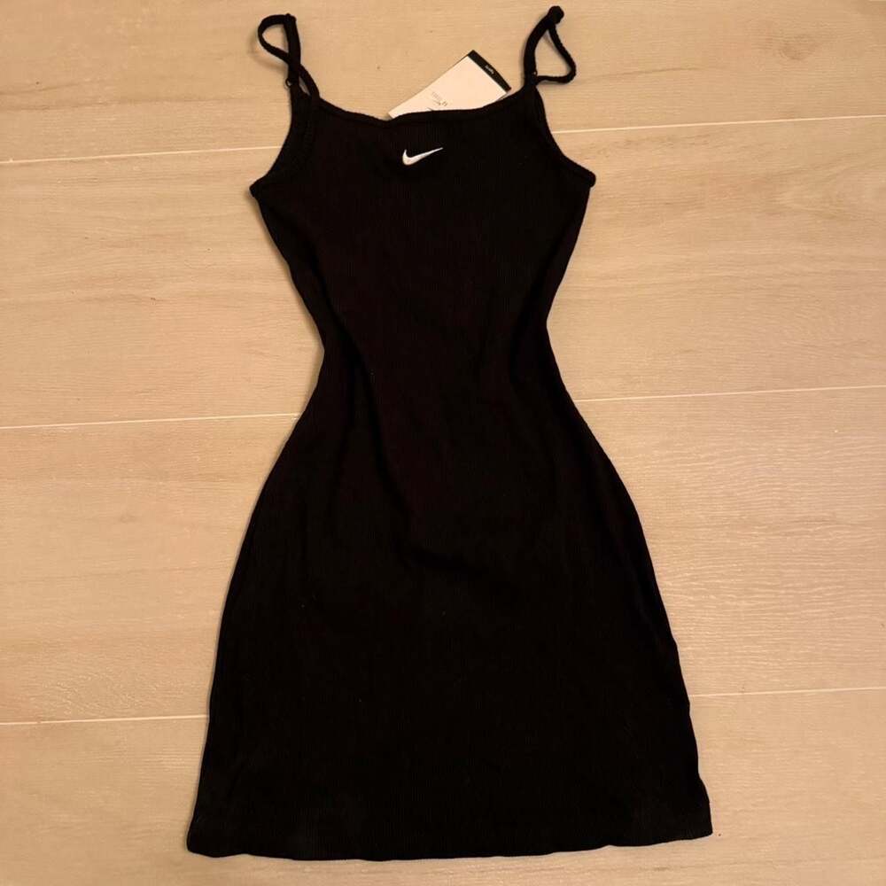 Nike Sportswear Chill Knit Women's Tight Mini-Rib Cami Dress Black